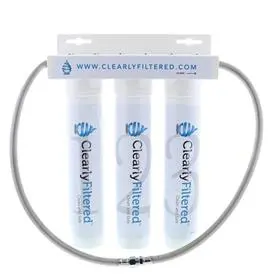 Clearly Filtered 3-stage under sink water filter